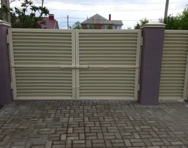 Распашные ворота с автоматикой в Грозном под ключ