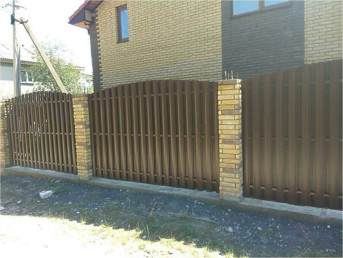 забор из штакетника 110м фото5 в Грозном