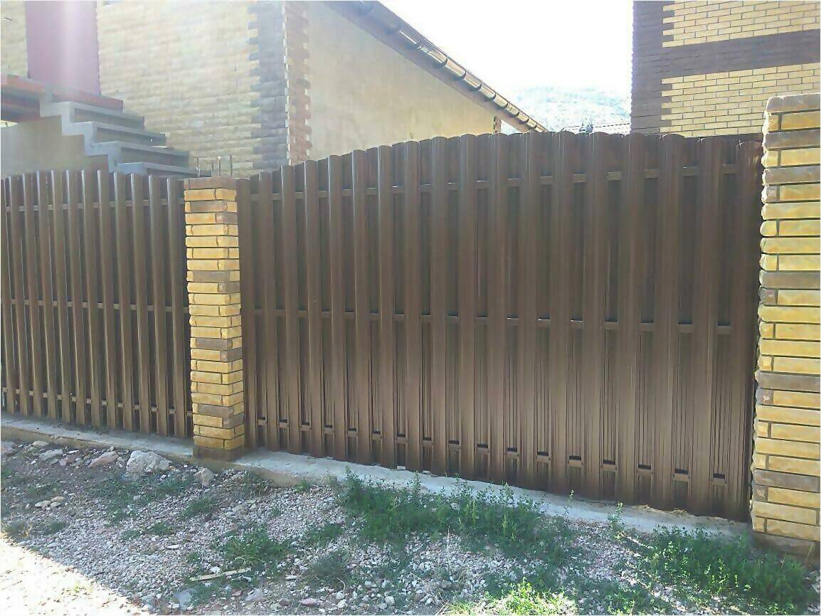забор из штакетника 110м фото3 в Грозном