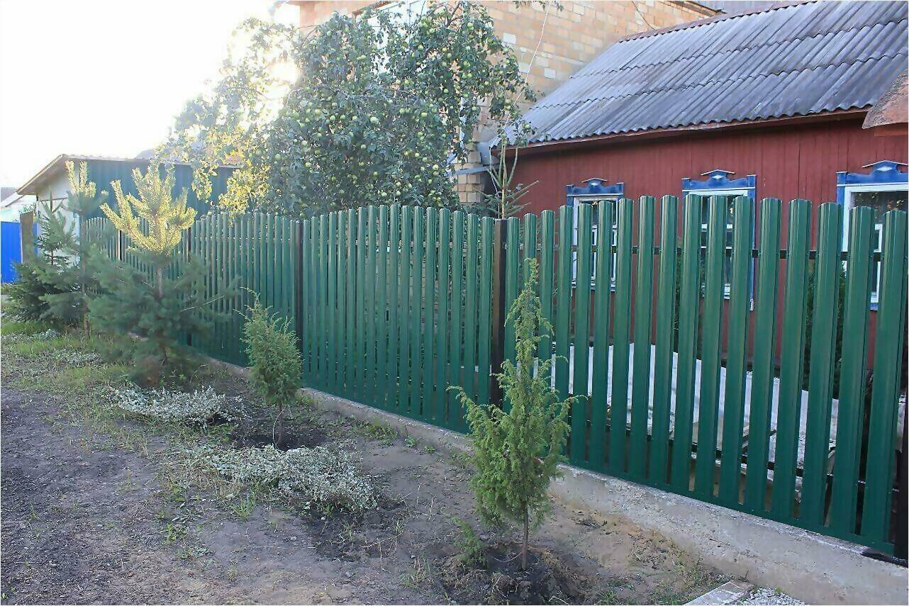 Забор из штакетника 60м фото1 в Грозном
