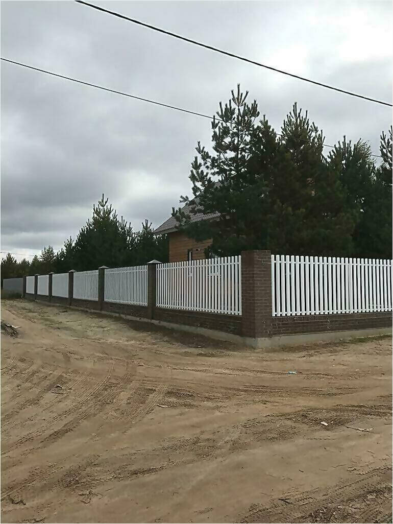 забор из штакетника 95м фото5 в Грозном