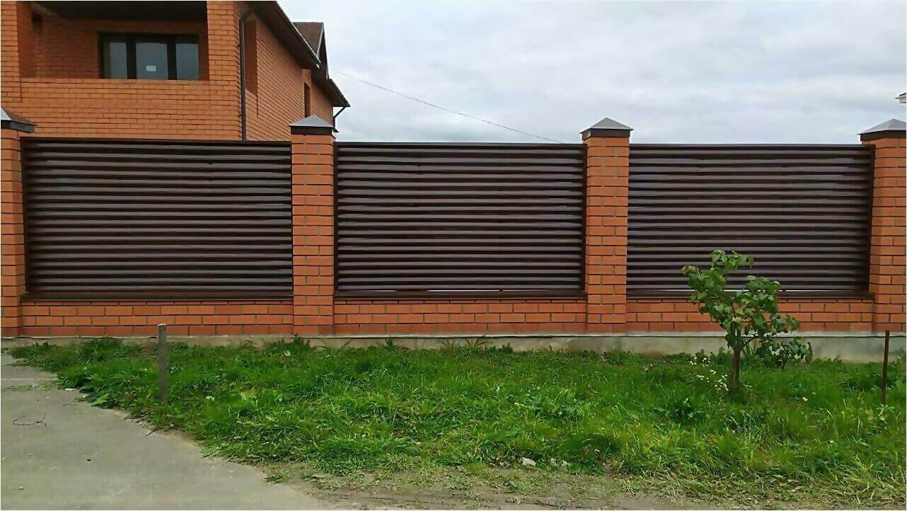 забор жалюзи шоколад фото3 в Грозном