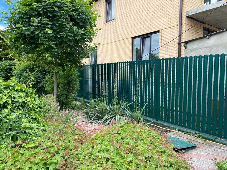 Забор из штакетника 60м Зеленый Мох фото1 в Грозном