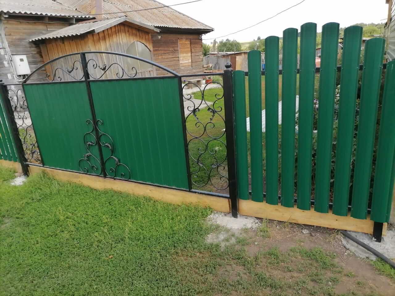 забор из штакетника Зеленый Мох фото7 в Грозном