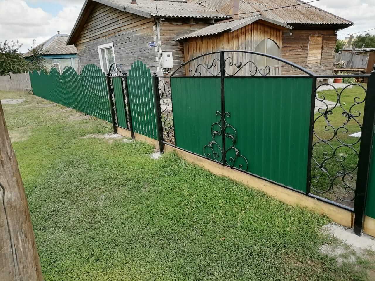 забор из штакетника Зеленый Мох фото5 в Грозном