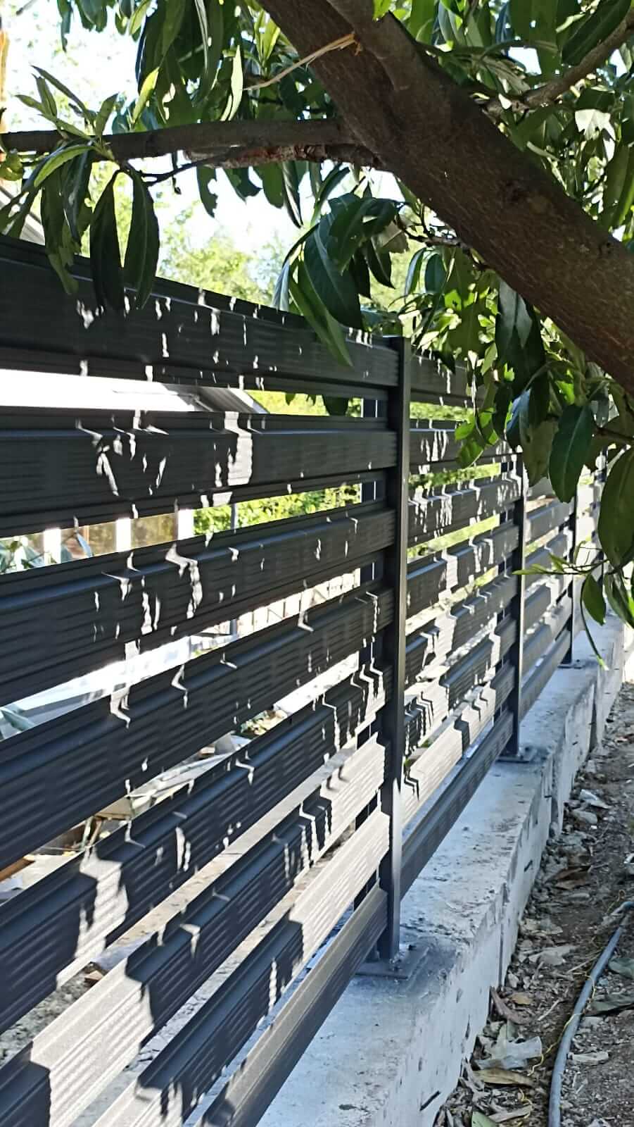 Забор из штакетника 90м RAL7024/7024 Серый Графит фото2 в Грозном