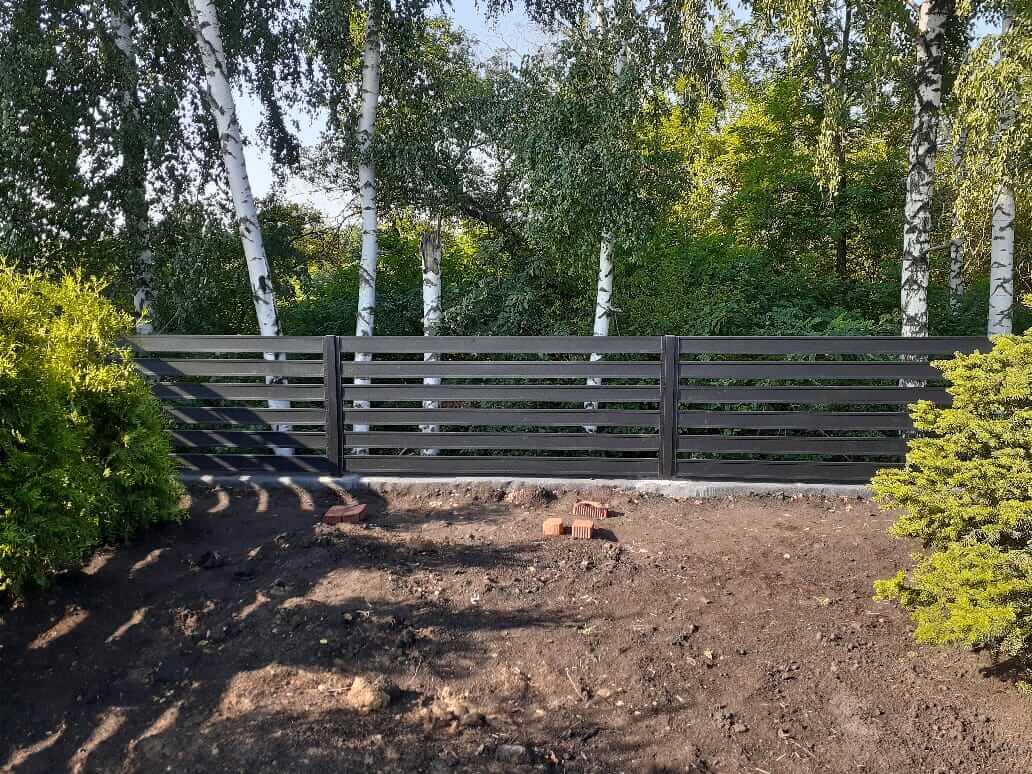 Забор-ранчо из металлопланкена 48м RAL9005 Черный МАТТЕ в Грозном