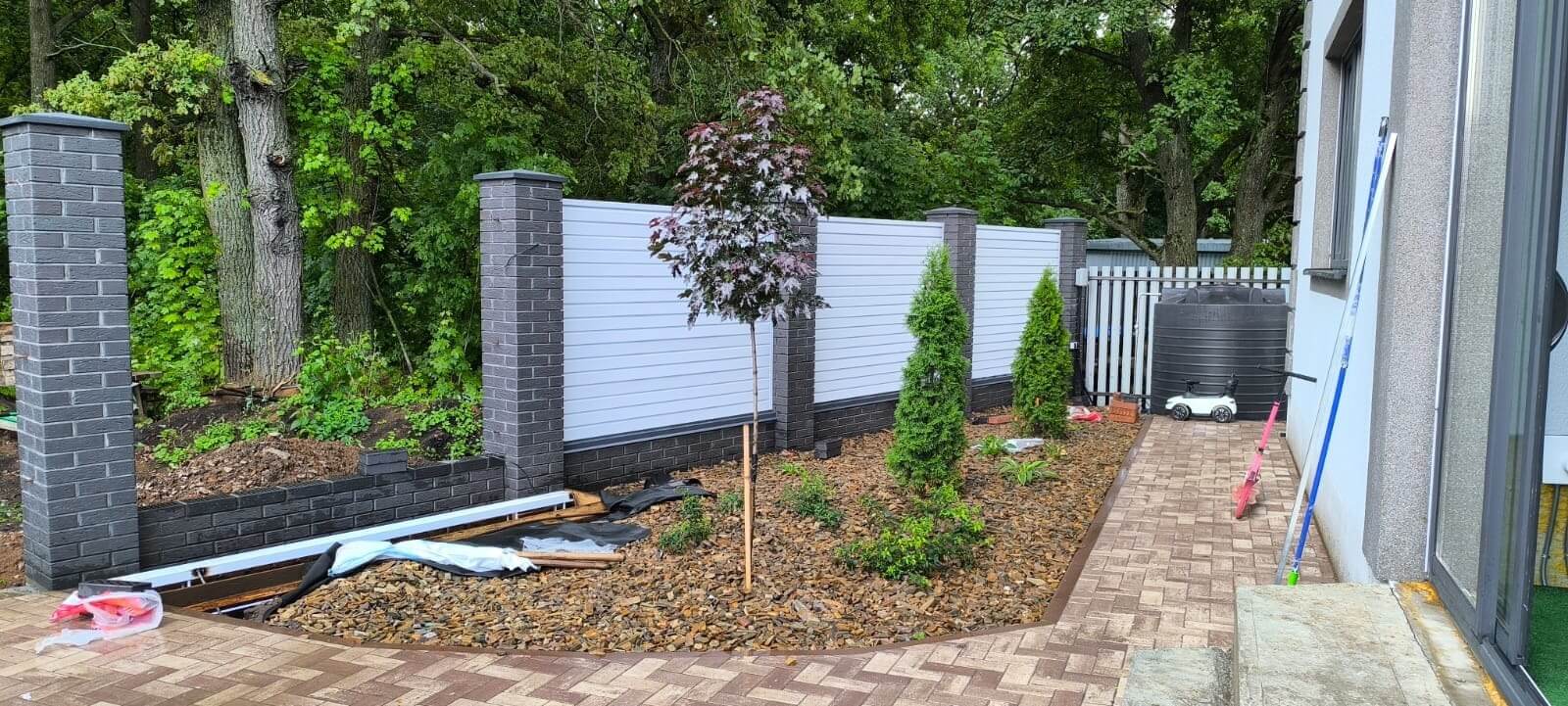 Забор-жалюзи из ламелей Хай-Тек 54м RAL9003 Белый фото 3 в Грозном
