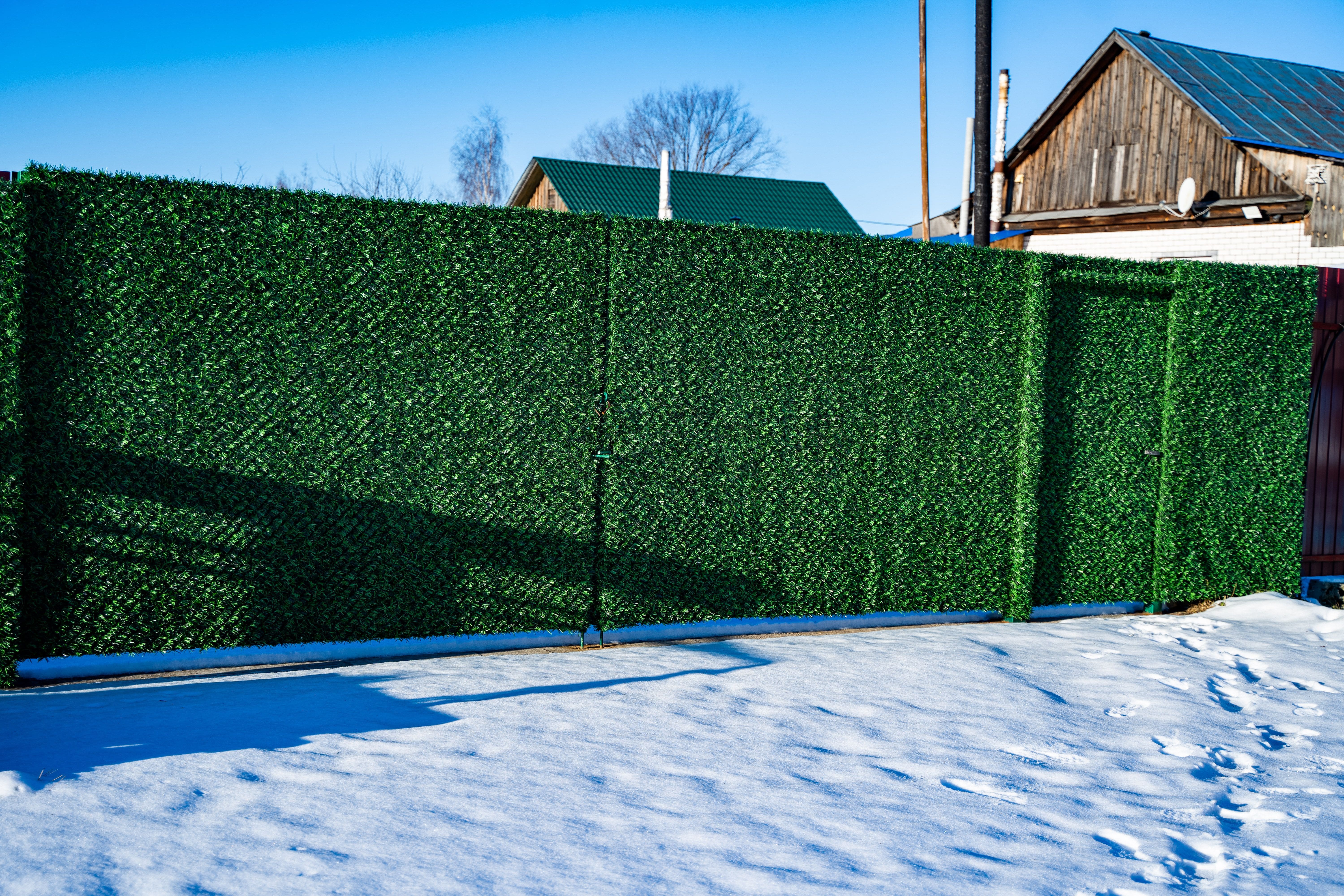 Вечнозеленый забор Grass Fence рулон 2м фото 4 в Грозном