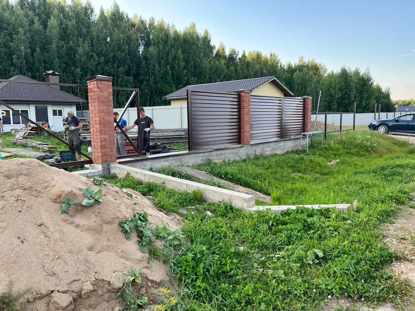 Забор-жалюзи из ламелей Хай-Тек 26м RAL8017/8017 Шоколад двусторонний фото 3 в Грозном